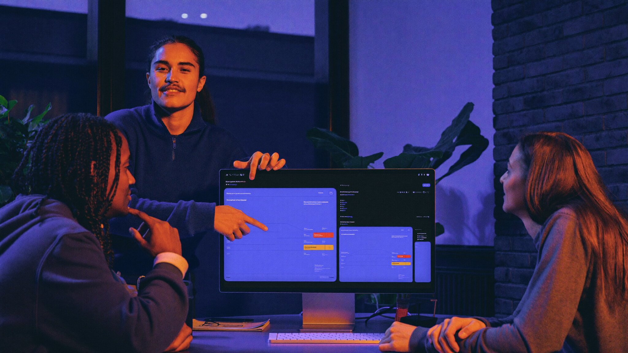 Automated status report workspace
